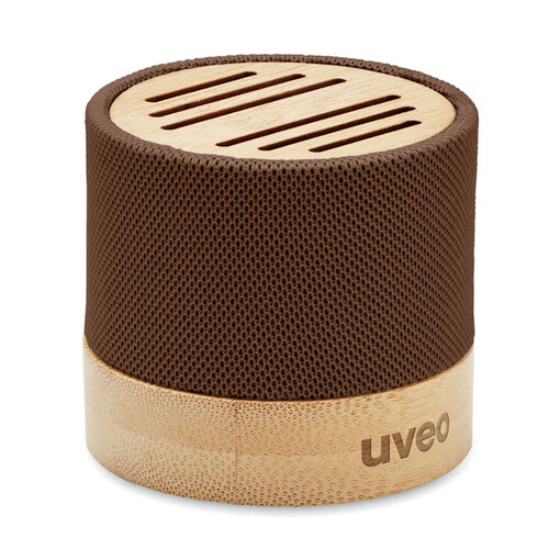 Bool Bamboe RPET luidspreker MO6847 met logo bedrukken DeBle