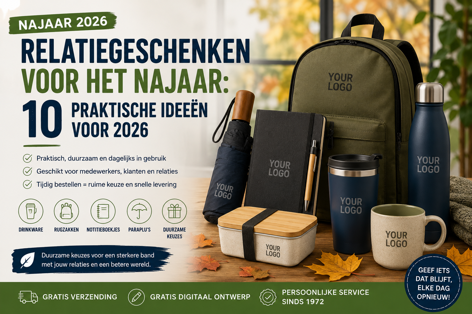 10 relatiegeschenken voor het najaar 2026