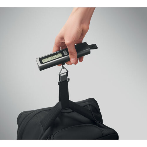 VOYAGE MO2715 digitale bagageweegschaal zonder batterijen bedrukt met logo