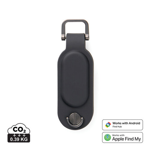 VINGA Baltimore V30102 RCS sleutelorganizer met Apple Find My en Android Find Hub bedrukt met logo