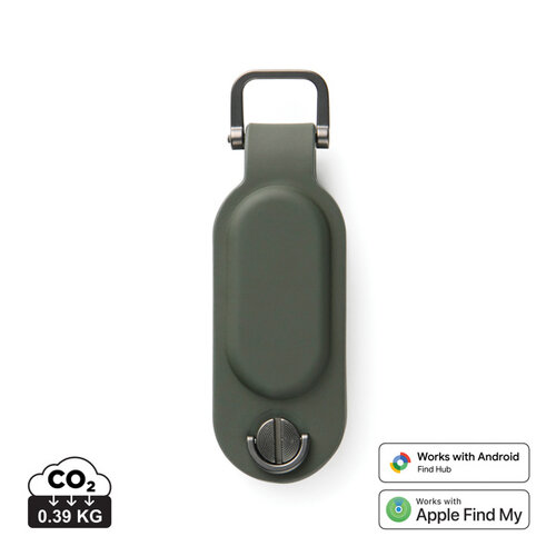 VINGA Baltimore V30102 RCS sleutelorganizer met Apple Find My en Android Find Hub bedrukt met logo