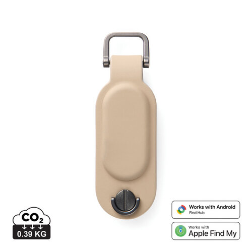VINGA Baltimore V30102 RCS sleutelorganizer met Apple Find My en Android Find Hub bedrukt met logo