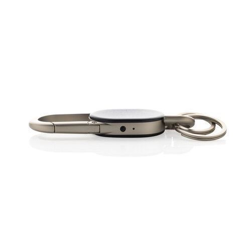 Keyfinder Dual P301.1601 sleutelhanger met Apple Find My en Android Find Hub bedrukt met logo
