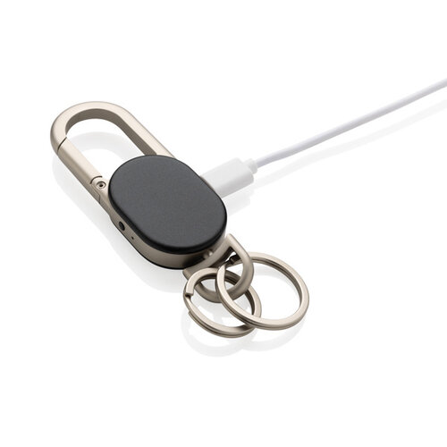 Keyfinder Dual P301.1601 sleutelhanger met Apple Find My en Android Find Hub bedrukt met logo