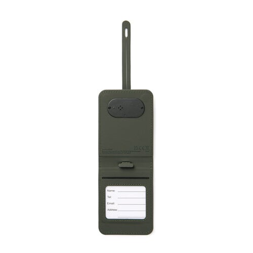 VINGA Baltimore V30103 RCS bagagelabel met Apple Find My en Android Find Hub bedrukt met logo