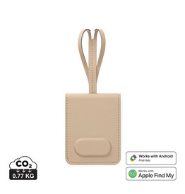 VINGA Baltimore V30103 RCS bagagelabel met Apple Find My en Android Find Hub bedrukt met logo