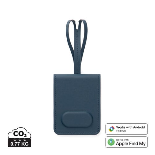 VINGA Baltimore V30103 RCS bagagelabel met Apple Find My en Android Find Hub bedrukt met logo