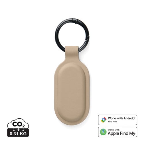 VINGA Baltimore V30101 RCS sleutelhanger met Apple Find My en Android Find Hub bedrukt met logo