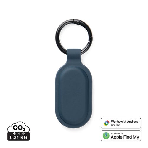 VINGA Baltimore V30101 RCS sleutelhanger met Apple Find My en Android Find Hub bedrukt met logo
