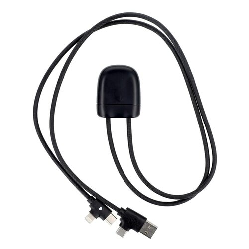 Xoopar Ice-Tag LT41021 60W oplaadkabel met Apple Find My-tracker bedrukt met logo