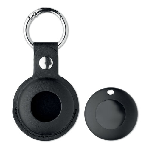 MILI Lifemate Life Tag Duo MO3108 tracker met PU hoes voor Apple Find My en Google Find Hub bedrukt met logo