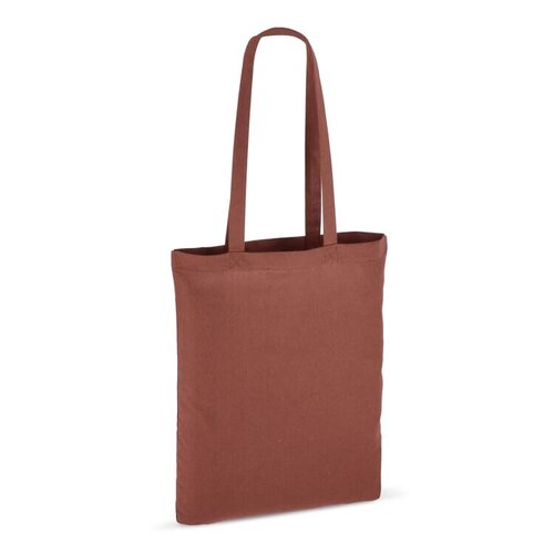 Katoenen OEKO-TEX schoudertas 38 × 42 cm (LT95156) met logo