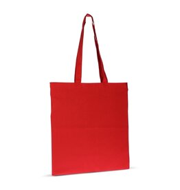 Schoudertas van biologisch katoen 38 × 42 cm LT95377 bedrukt met logo