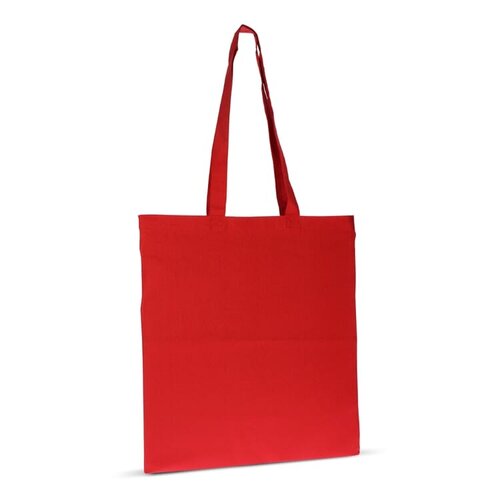 Schoudertas van biologisch katoen 38 × 42 cm LT95377 bedrukt met logo