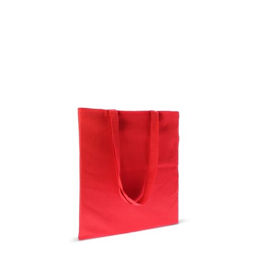Schoudertas van biologisch katoen 38 × 42 cm LT95377 bedrukt met logo
