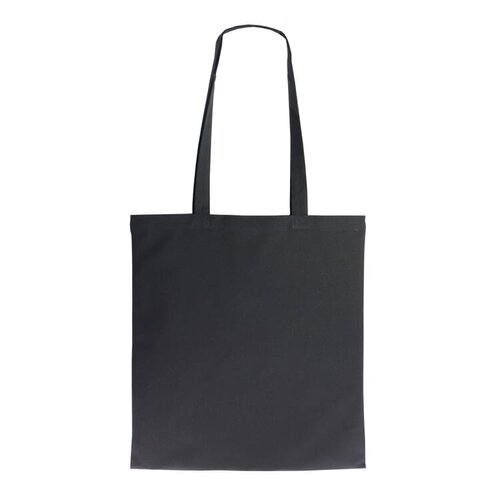 Schoudertas van biologisch katoen 38 × 42 cm LT95377 bedrukt met logo