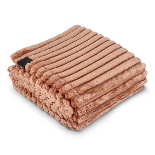 Sagaform Esther gerecyclede fleecedeken 130 × 170 cm LT52401 met logo