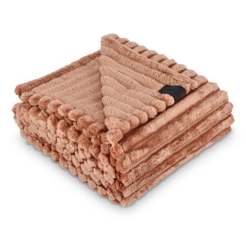 Sagaform Esther gerecyclede fleecedeken 130 × 170 cm LT52401 met logo