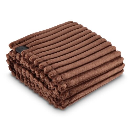 Sagaform Esther gerecyclede fleecedeken 130 × 170 cm LT52401 met logo