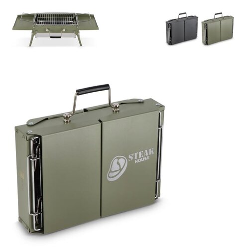 InSideOut Fyra draagbare opvouwbare barbecue LT57500 met logo