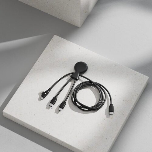 Xoopar Mr. Bio Long USB-C multikabel van 1 meter LT41032 met logo
