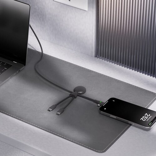 Xoopar Mr. Bio Long USB-C multikabel van 1 meter LT41032 met logo