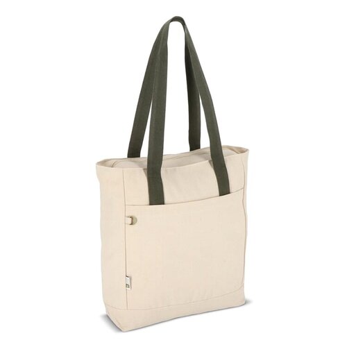 InSideOut ReuuZ canvas draagtas van gerecycled katoen LT57116 met logo