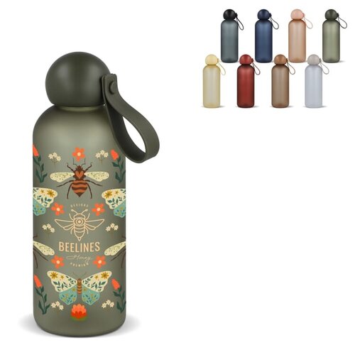 Sagaform Tom BPA-vrije waterfles van 650 ml LT52058 bedrukt met logo