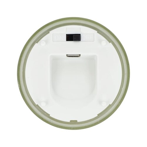 Nyelle oplaadbare LED-waskaars in mat glas LT57313 bedrukt met logo