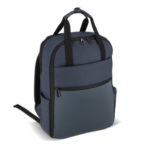 InSideOut Carry Pack zakelijke rugzak met laptopvak en trolleyband LT57112 met logo