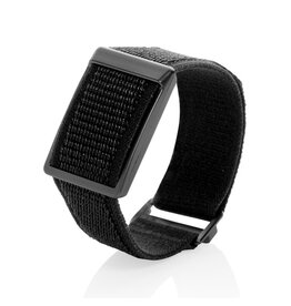 Endo draagbare gezondheidstracker P330.90 met stoffen armband en bedrukt logo