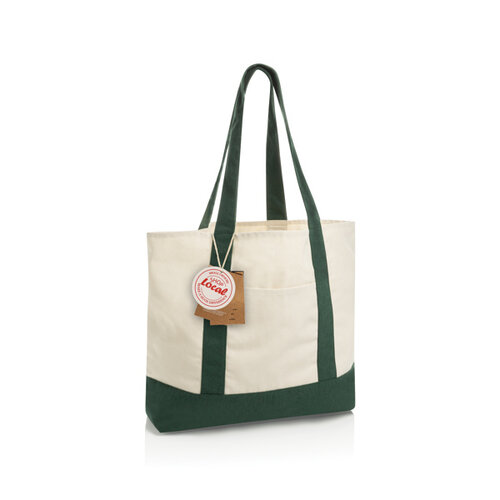 SHOP LOCAL AWARE tote bag P763.57 van gerecycled katoen bedrukt met logo