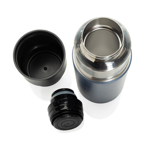 Thermocup RCS thermosfles van gerecycled RVS met drinkbeker 500 ml P437.40 bedrukken met logo