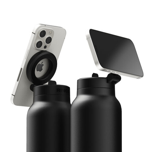 RINGO Pro MagSafe RVS drinkfles met telefoonhouder en Magnetic Booster Ring 710 ml RBRGO24SIP bedrukken met logo