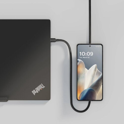 DéBlé Zens Pro 2 USB-C naar USB-C oplaadkabel RBZECC05 met draadloze Qi2 laadmodule