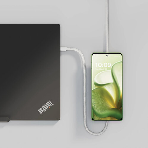 DéBlé Zens Pro 2 USB-C naar USB-C oplaadkabel RBZECC05 met draadloze Qi2 laadmodule