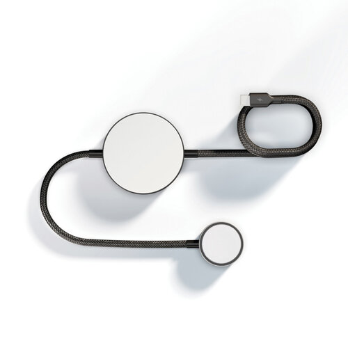 DéBlé Zens Charging Cable Pro 2 met magnetische Qi2-oplader en Apple Watch-laadmodule