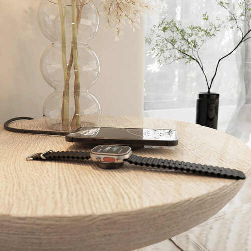 DéBlé Zens Charging Cable Pro 2 met magnetische Qi2-oplader en Apple Watch-laadmodule
