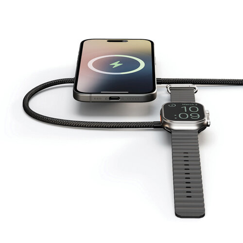 DéBlé Zens Charging Cable Pro 2 met magnetische Qi2-oplader en Apple Watch-laadmodule