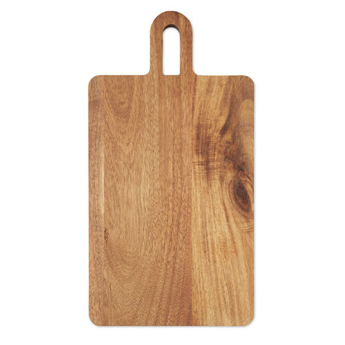 DéBlé Asti acaciahouten serveerplank (MO3205) met handvat en lasergravure