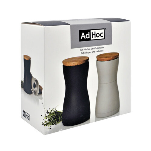 DéBlé AdHoc Twin zout- en pepermolen set RBMP125 bedrukken met logo