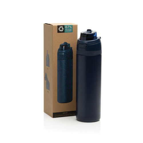 DéBlé Omni Sip RCS RVS waterfles 720 ml P437.0825 met ingebouwd rietje en brede drinkopening
