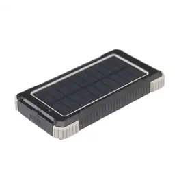 DéBlé Trail RCS Solar powerbank 262360 met zonnepaneel en siliconen hoekbescherming