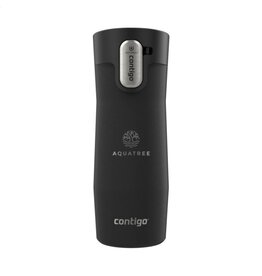 <p>Wil je een <strong>Contigo West Loop 3.0 thermosbeker bedrukken met logo</strong>? De 263166 is een dubbelwandige vacuümgeïsoleerde thermosbeker van 470 ml met roestvrijstalen binnenzijde, AUTOSEAL™-sluiting en extra veiligheidsvergrendeling. Met een warmhoudtijd tot 11 uur en koudhoudtijd tot 24 uur is dit model gemaakt voor medewerkers en relaties die hun drank langdurig op temperatuur willen houden.</p> <p> </p> <h2>AUTOSEAL sluit automatisch na iedere slok</h2> <p>De AUTOSEAL™-technologie sluit de drinkopening automatisch wanneer je stopt met drinken. Daardoor hoeft de gebruiker niet telkens handmatig een klep of dop terug te sluiten.</p> <p>Contigo omschrijft het ontwerp als lek- en morsvrij. De extra veiligheidsvergrendeling helpt voorkomen dat de drinkknop onderweg onbedoeld wordt ingedrukt.</p> <p> </p> <h2>Tot 11 uur warm en 24 uur koud</h2> <p>De THERMALOCK™-technologie combineert een dubbelwandige constructie met vacuümisolatie. Volgens Clipper blijft een drank t