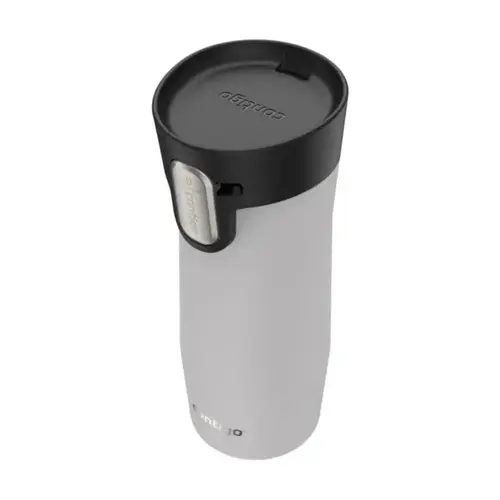 <p>Wil je een <strong>Contigo West Loop 3.0 thermosbeker bedrukken met logo</strong>? De 263166 is een dubbelwandige vacuümgeïsoleerde thermosbeker van 470 ml met roestvrijstalen binnenzijde, AUTOSEAL™-sluiting en extra veiligheidsvergrendeling. Met een warmhoudtijd tot 11 uur en koudhoudtijd tot 24 uur is dit model gemaakt voor medewerkers en relaties die hun drank langdurig op temperatuur willen houden.</p> <p> </p> <h2>AUTOSEAL sluit automatisch na iedere slok</h2> <p>De AUTOSEAL™-technologie sluit de drinkopening automatisch wanneer je stopt met drinken. Daardoor hoeft de gebruiker niet telkens handmatig een klep of dop terug te sluiten.</p> <p>Contigo omschrijft het ontwerp als lek- en morsvrij. De extra veiligheidsvergrendeling helpt voorkomen dat de drinkknop onderweg onbedoeld wordt ingedrukt.</p> <p> </p> <h2>Tot 11 uur warm en 24 uur koud</h2> <p>De THERMALOCK™-technologie combineert een dubbelwandige constructie met vacuümisolatie. Volgens Clipper blijft een drank t