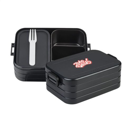 DéBlé Mepal Bento Midi lunchbox 262370 900 ml met twee vakken en vork