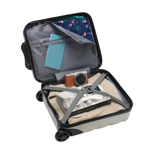 DéBlé Porto Underseat trolley 1502381 24 liter hardcase met twee wielen en uitschuifbare trekstang