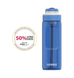 DéBlé Kambukka Lagoon waterfles 261118 750 ml met gebogen rietje en draaglus