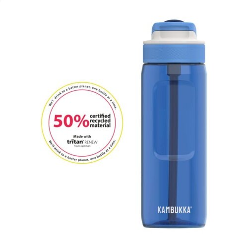 DéBlé Kambukka Lagoon waterfles 261118 750 ml met gebogen rietje en draaglus