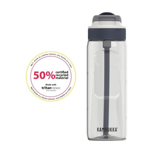 DéBlé Kambukka Lagoon waterfles 261118 750 ml met gebogen rietje en draaglus
